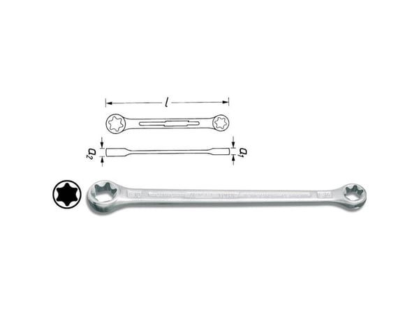HAZET 609-E20XE24, Sølv, 20,24 mm, Sølv, 224 mm, 171 g, 1 stykker