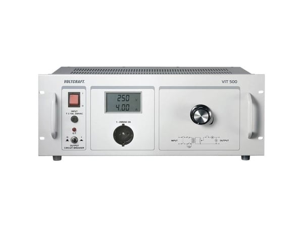 VOLTCRAFT VIT 500 laboratorie adskilletransformer justerbar 1-250 V/AC (VIT 500)