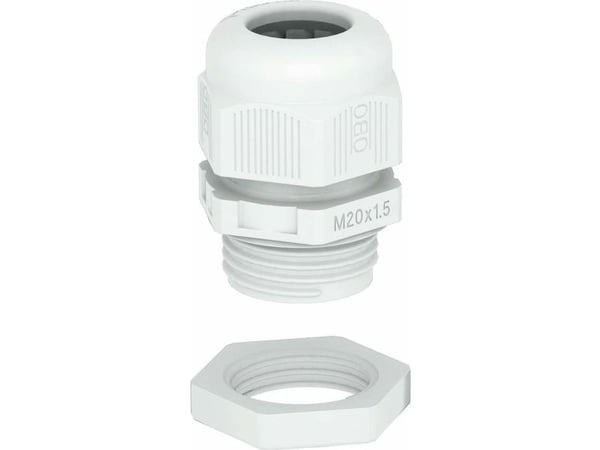 OBO Bettermann V-TEC VM20+ LGR 2022766 Kabelgenomföring 1,5 mm Plast , PA Ljusgrå 50 st