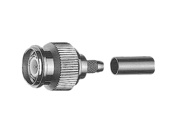 Telegärtner TNC-kabelkontakt krymp 50 Ohm, crimp/crimp, Professional, A0205, RG-142B/U, 1.0/2.95 AF, 5 st (J01010A0000)