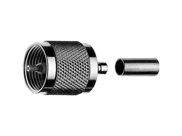 Telegärtner UHF-kaapelin puristusliitin puristus/puristus B0612 RG 214/U - 5 kpl (J01040A0010)