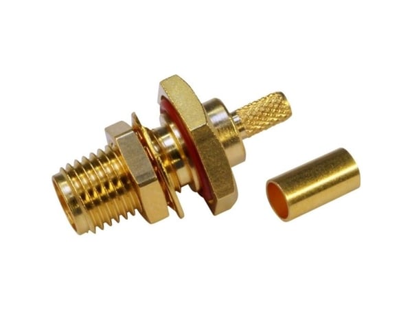 Telegärtner SMA omvendt kontaktkontakt, installasjon 50 ohm J01151R0001 1 stk (J01151R0001)