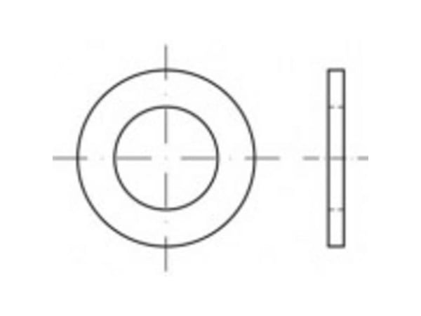 Mellomleggsskive stål 500 stk TOOLCRAFT TO-5433822