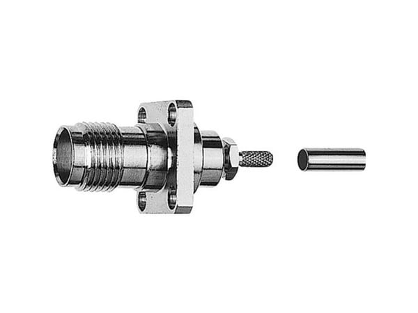 Telegärtner J01011B0046 J01011B0046 TNC-liitin Liitäntä, uppoasennus 50 Ω 1 kpl