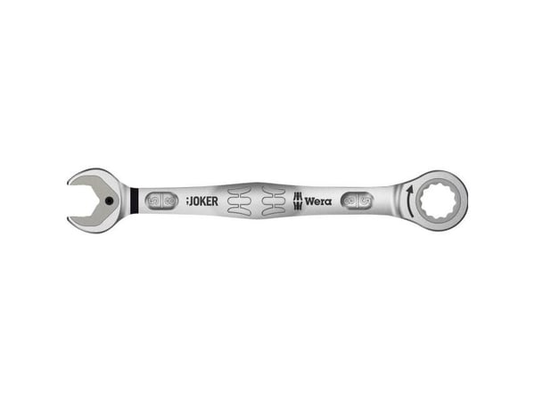 Wera 6000 Joker fast/åpen ringpipe skralle-nøkkel, tommelig