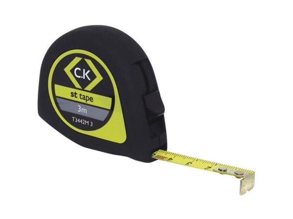 C.K. T3442M 3 Målebånd 3 m Stål