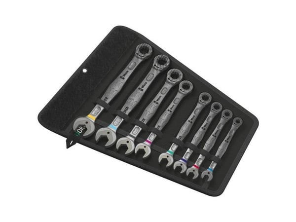 Wera 05020012001, 1/2,3/4,3/8,5/16,5/8,7/16,9/16,11/16", Metallisk, Stål, Kromnikkel, Matte, CE, GS, DVE