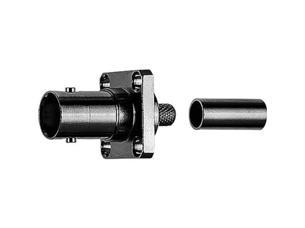 Telegärtner J01001A0079 J01001A0079 BNC-liitin Liitäntä, uppoasennus 50 Ω 1 kpl