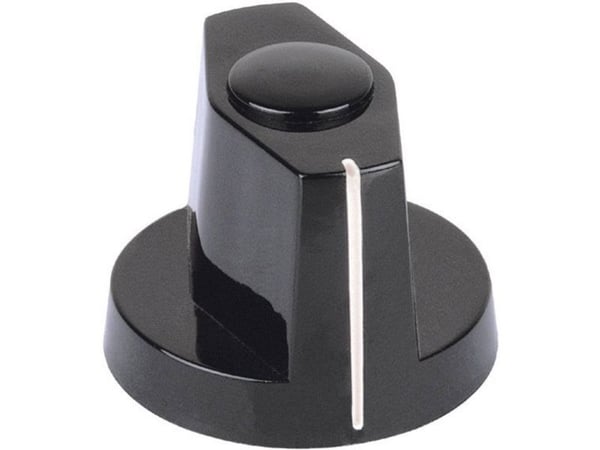 Mentor 353.61 353.61 Nuppi Musta (Ø x K) 25 mm x 20 mm 1 kpl