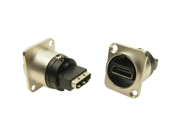 XLR-adapter HDMI A hunn til HDMI A adapter, innfelt CP30116 Cliff Innhold: 1 stk.