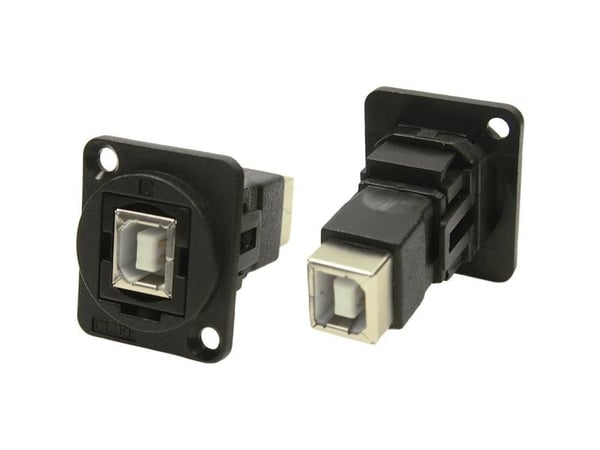 USB2 Adapter Type B Type B socket Adapter, indbygning CP30203N Cliff Indhold: 1 stk