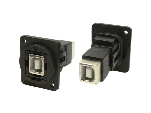 XLR-adapter USB B hunn til USB B, innfelt CP30203NX Cliff (1 stk.)