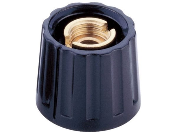 Mentor 333.6 Nuppi Musta (Ø x K) 28 mm x 17 mm 1 kpl 1 kpl