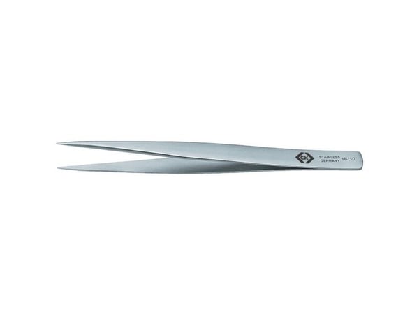 C.K Tools Precision 2318, Ruostumaton teräs, Hopea, Suippokärkinen, Suora, 130 mm, 1 kpl