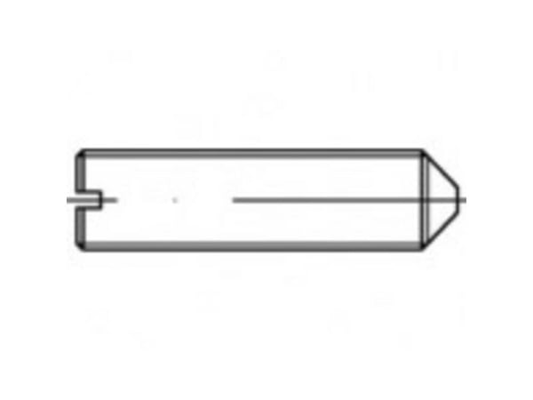 TOOLCRAFT gjengekran M10 60 mm, 100 stk TO-5434980