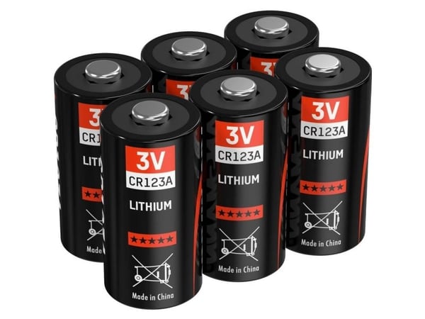 Ansmann 5020011-02, Engangsbatteri, CR123A, Lithium, 3 V, 6 stykker, Bronse