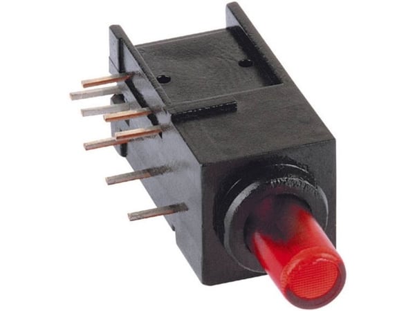 Mentor R-T painike 60 V DC/AC 0,5 A 2 x On/(On) Kosketus vihreä 1 kpl