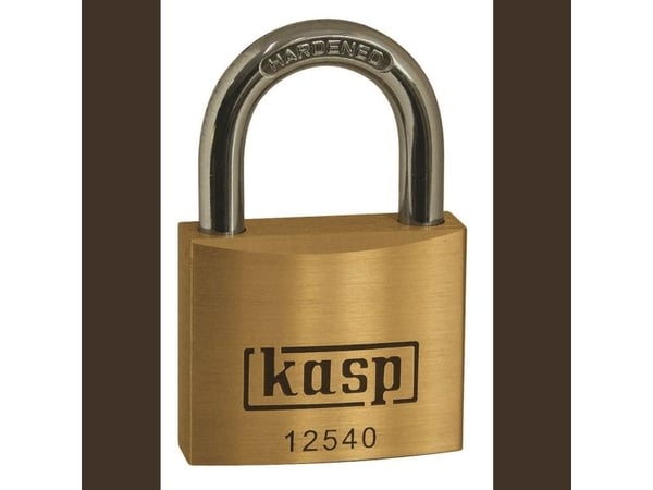Kasp K12540A3 hengelås 40 mm identiske gul/gule nøkkellåser