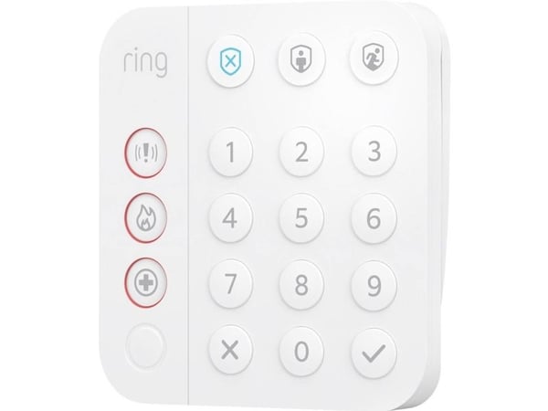 Ring Alarm Keypad - 2. generasjon - tastegruppe - trådløs - Z-Wave - hvit
