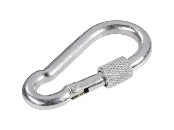 Karbinhake med fyra brigader och skruv TOOLCRAFT 486747 (L x B) 80 mm x 8 mm