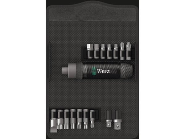 Wera 05072017001, 16 stykker, Hex (metrisk), Philips, Torx, PH 2, PH 3, PH 4, 2,5,6,7,8 mm, TX30, TX40, TX45, TX50, CE, GS, DVE