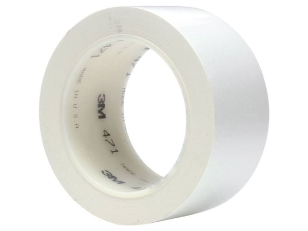 Tape 471 50mm 33m hvid t/afstribning