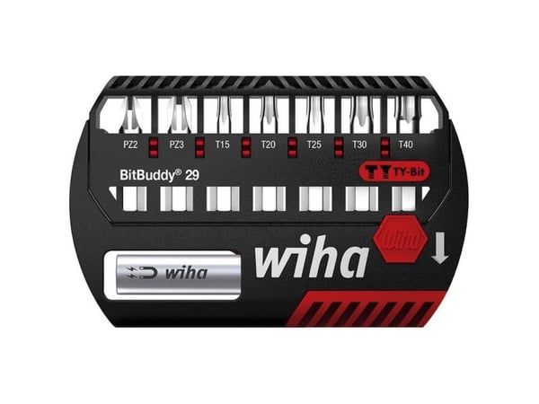 Wiha 42139, 8 stykker, Pozidriv, Torx, 1/4, 29 mm, 132 g