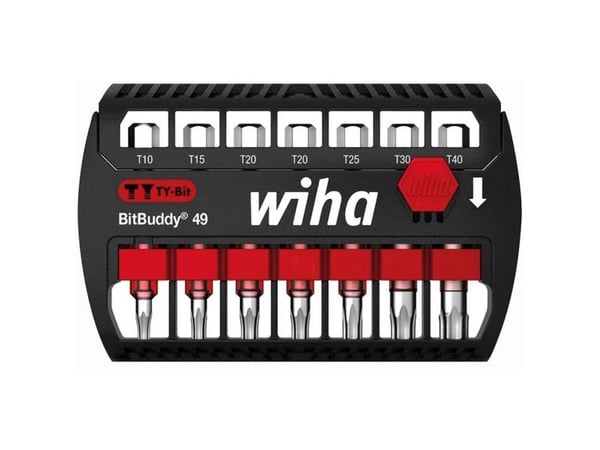 Wiha 42115, 8 stykker, Torx, T10, T15, T20, T25, T30, T40, 126 g