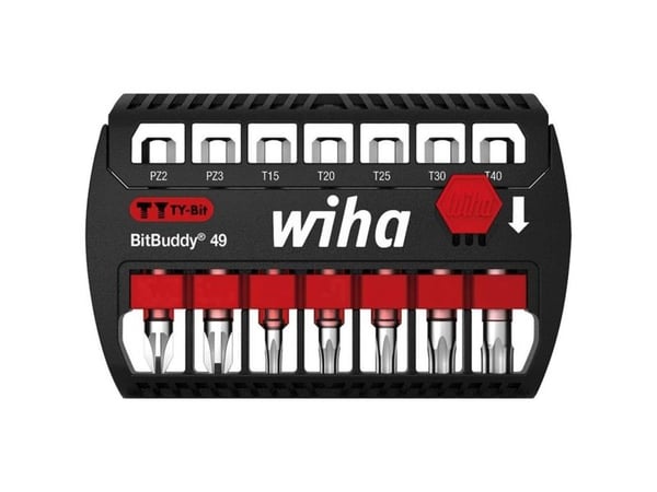 Wiha 42118 bitssett 7 deler TORX Plus, kryssspor Pozidriv