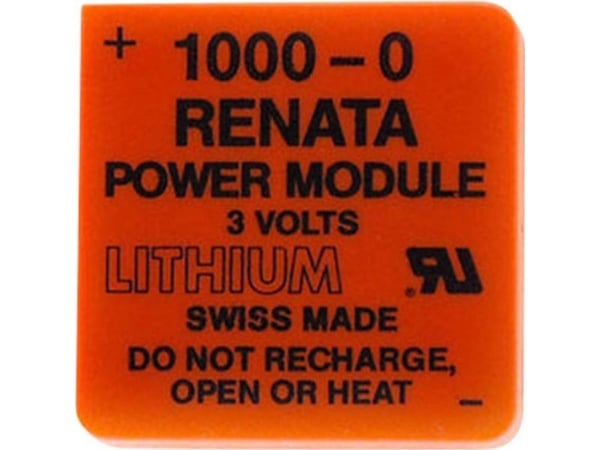 Renata Powermodul 1000-0 spesialbatterier CR 2477N, litium, 3 V, 950 mAh, 1 stk