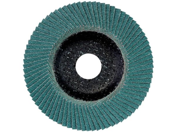 Metabo Novoflex N-ZK - Lamellslipskiva - för metall, rostfritt stål, bladmetall, gjutjärn, inox steel - 125 mm - grus: P40
