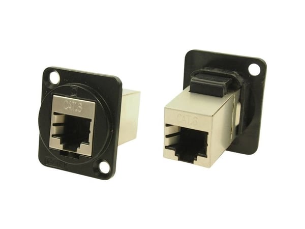 XLR-adapter UTP RJ45 Cat6, innfelt CP30222SMB CP30222SMB Cliff, innhold: 1 stk.