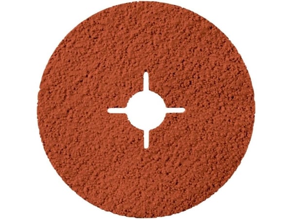 Metabo 626152000, Slipeskive, Rustfritt stål, Stål, Keramisk fiber, 13300 o/min, Brun, Rund