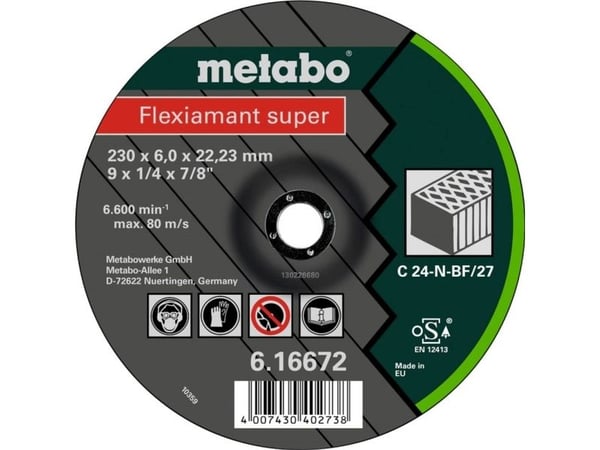 Metabo Flexiamant Super SF 27 - Skjæreplate - for betong, kunstig stein, natural stone - 180 mm