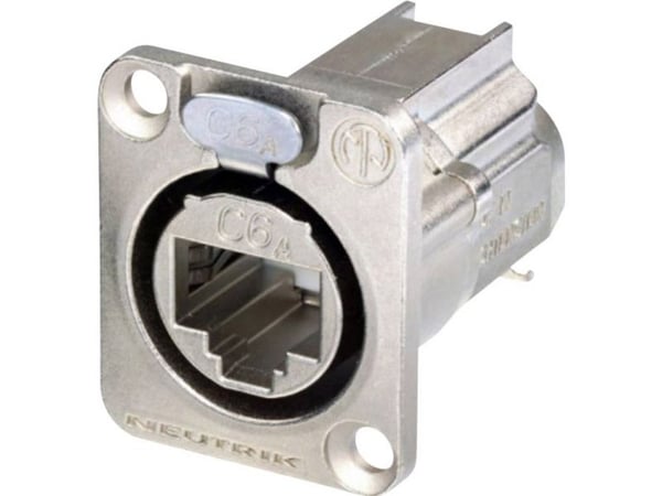 Neutrik NE8FDX-Y6, RJ-45, alumiini, Cat6a, kultainen, 1000 V, 1,5 A