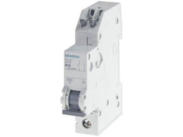 Siemensin johdonsuojakatkaisija B10 A pistotulppaliitin (5SJ61106KS)