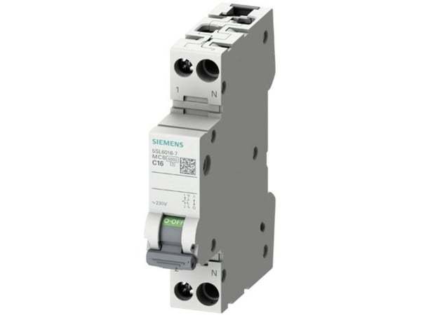 Ylivirtakatkaisija 1P+N B 40A 6kA AC 1 SENTRON 5SL6040-6