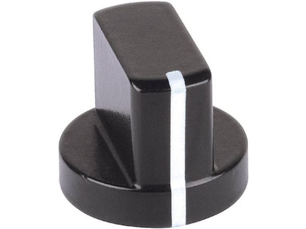 Mentor 5583.6631 ratt/vridknapp svart (Ø x H) 24 x 19 mm, 1 st