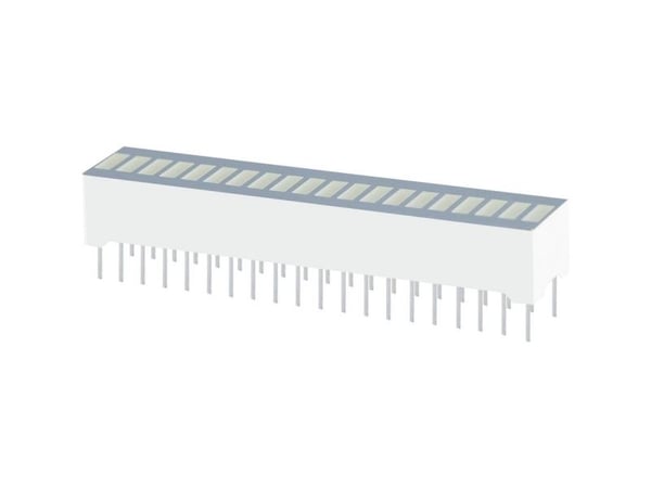 Kingbright LED søylediagram gul (B x H x D) 50.7 x 10.16 x 8 mm