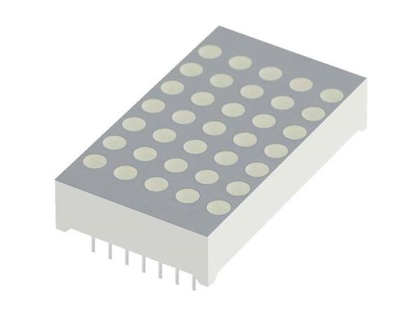 Kingbright punktmatris-display röd 30,6 mm 1,85 V