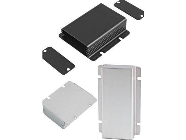 Hammond Electronics 1455CF1201 universal-kabinett 120 x 54 x 23 mm aluminium sølv, 1 stk