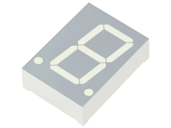 Kingbright 7-segmenttinäyttö Vihreä 20.32 mm 2 V Digit: 1