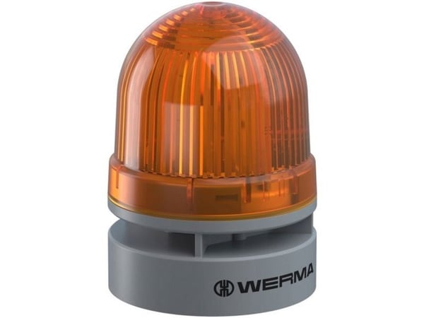 Werma 460.320.60, gul, 50000 t, polykarbonat (PC), -30 - 60 °C, IP66, 115 - 230 V