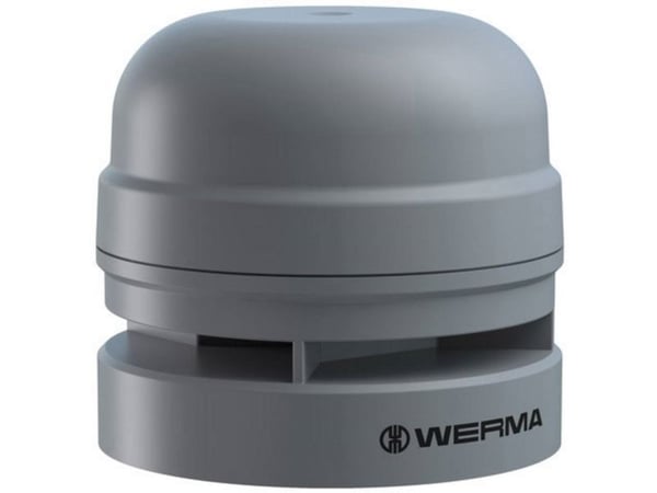 Werma Signaltechnik Signal Sounder 161.700.60 Midi Sounder 115-230VAC GY Halftone, Pulstone 115 V/AC, 230 V/AC 110 dB