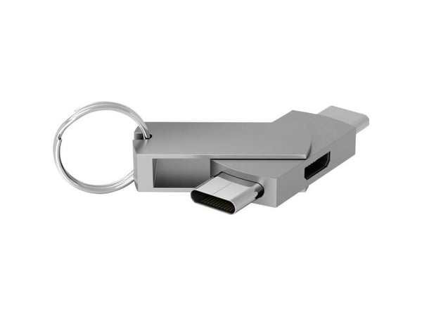 Terratec 272986, USB Type-C, USB Type-C, Micro-USB, Silver