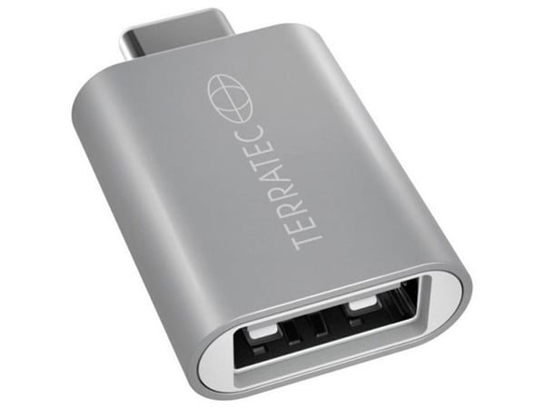 Terratec Connect C1, USB C, USB A, Silver