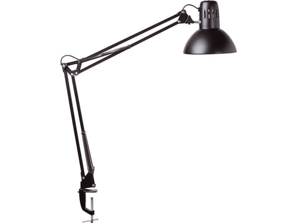 LED desk lamp study desk clamp, black