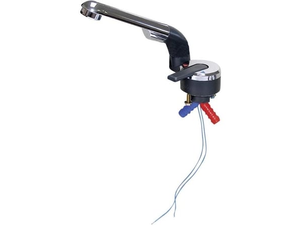 Barwig 20000-630 ettgreps blandebatteri slange tilkobling 120 mm antrasitt/krom