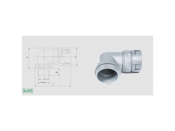 HELUKABEL 94204, Harmaa, Polyamidi, 25 kpl, M32x1.5, IP65, -40 - 110 °C