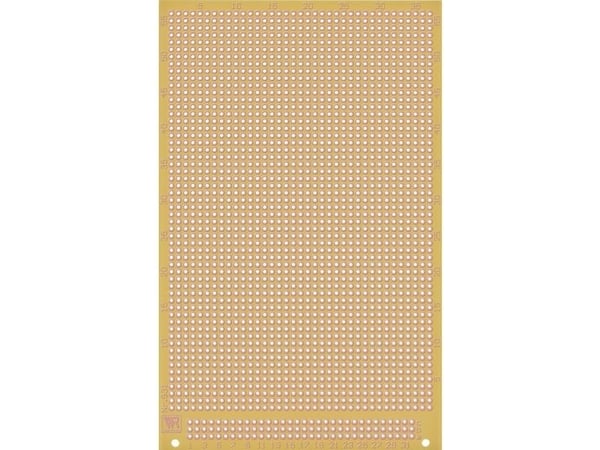 Rademacher VK C-931-EP printplate for eksperimenter epoksy (L x B) 16 x 10 cm 35 µm rutenett 2.54 mm